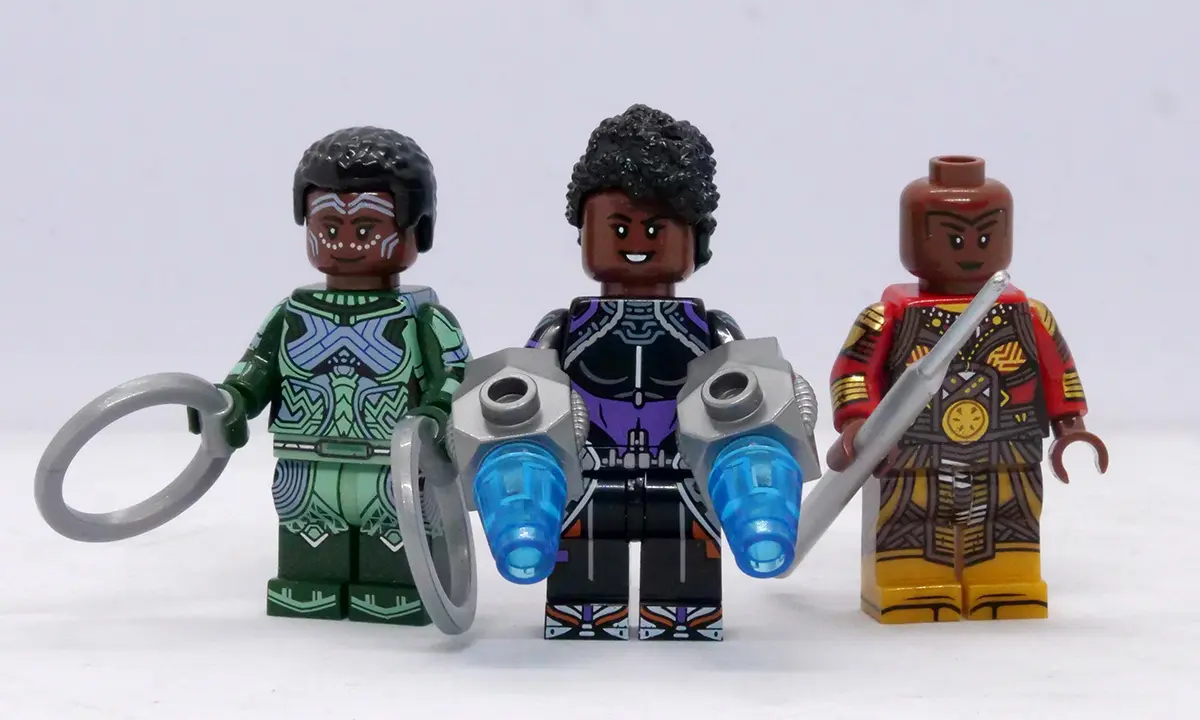 [LEGO] Nakia（娜奇雅）, Shuri（舒莉）, Okoye（奧科耶）