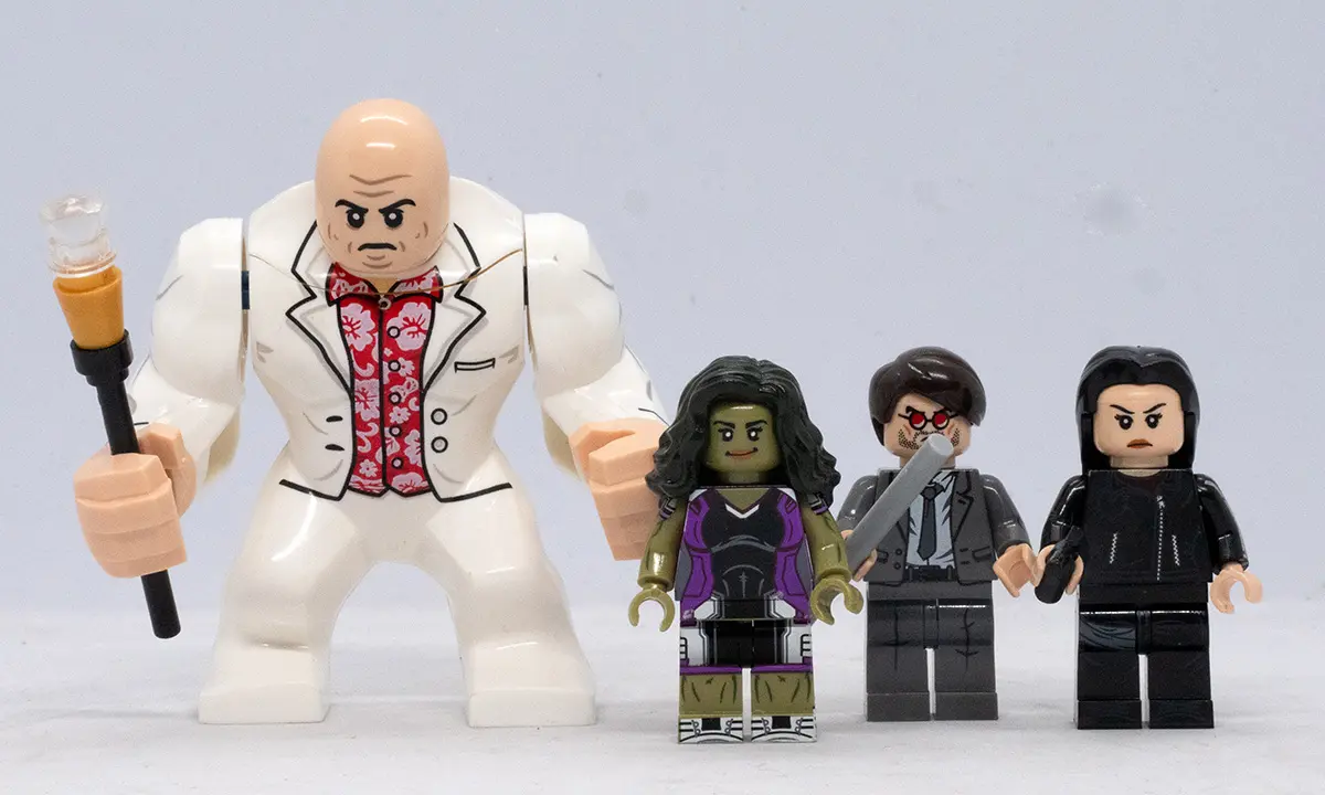 [LEGO] 金霸王(Kingpin), 女浩克(She-Hulk),馬修莫鐸克(Matthew Murdock), 回聲女(Echo)