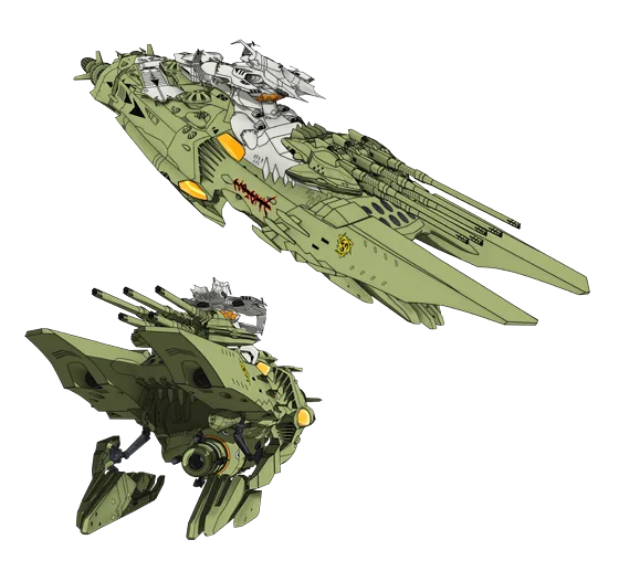 ヌメルーザ級巡漆激烈型重戦艦〈ヌメルーザ〉