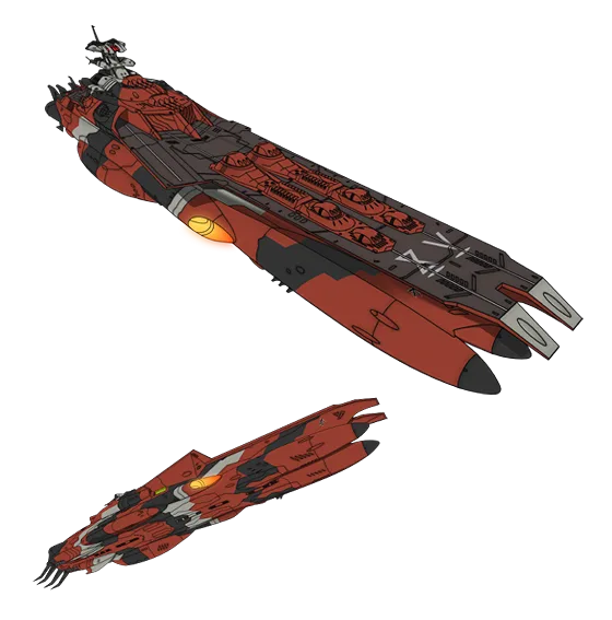 ゲルバデス級航宙戦闘母艦〈ミランガル〉